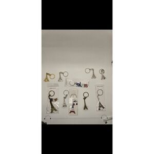 Paris Keychain, France Souvenir Gifts, Eiffel Tower French Flag Key Chains